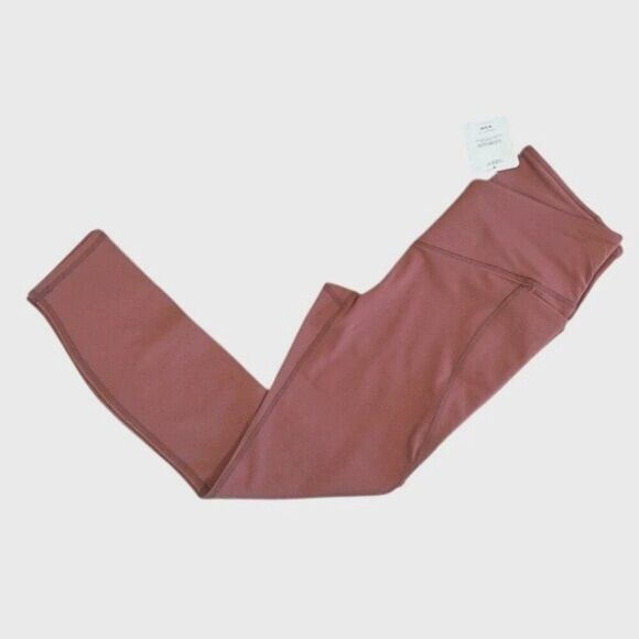 NWT FABLETICS Oasis PureLuxe HighWaist Crossover 7/8 Legging Mahogany Neutral - Picture 3 of 6